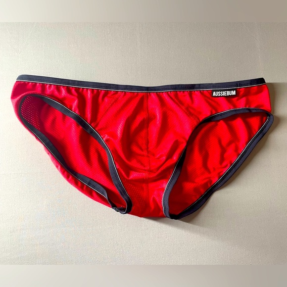 Aussibum men's Billy Red Mesh brief size XL - Picture 1 of 3